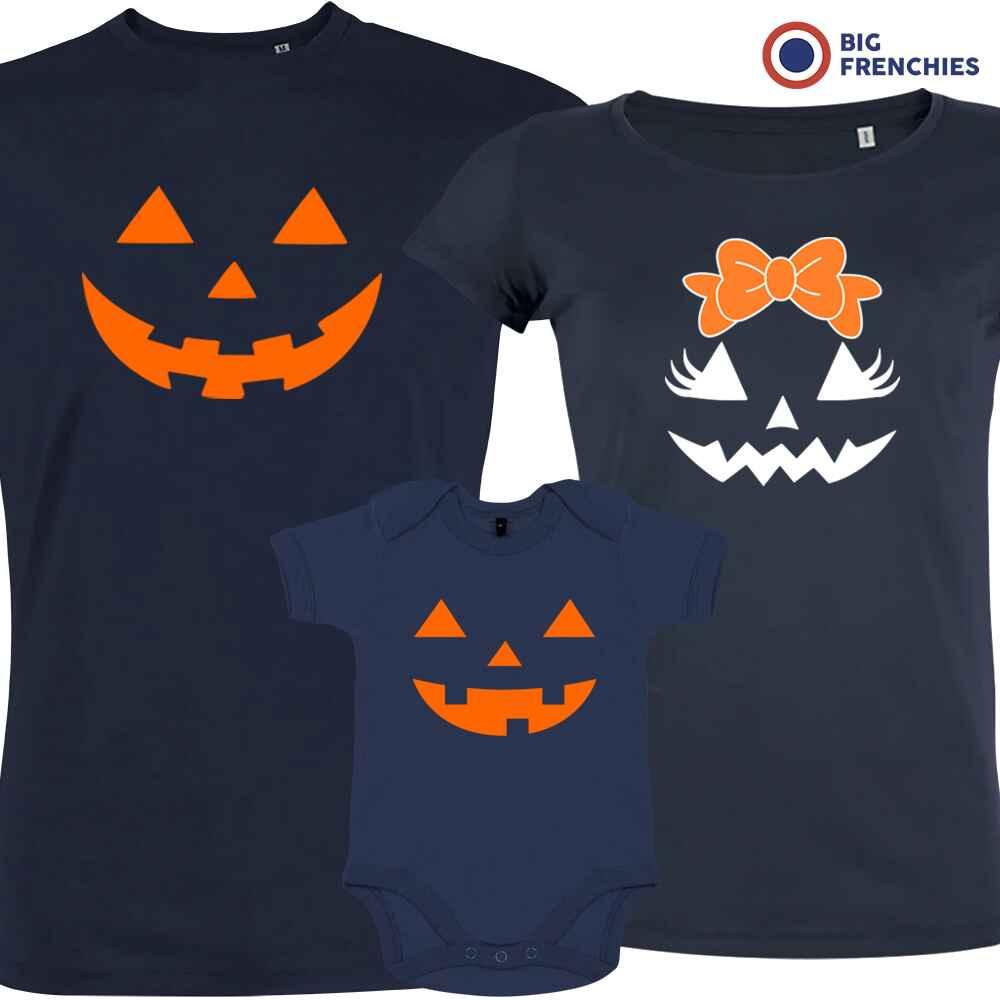 Halloween Pumpkin Matching Organic Cotton Family Set (Set of 3) - Create Marketplace