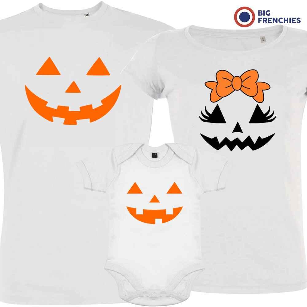 Halloween Pumpkin Matching Organic Cotton Family Set (Set of 3) - Create Marketplace