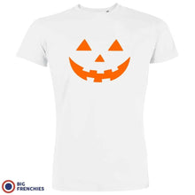Halloween Pumpkin Men's Organic Cotton Tee - Create Marketplace