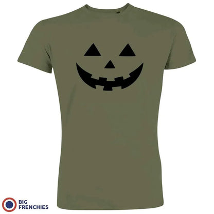 Halloween Pumpkin Men's Organic Cotton Tee - Create Marketplace