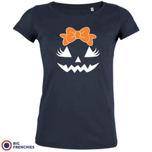 Halloween Pumpkin Women's Organic Cotton Tee - Create Marketplace