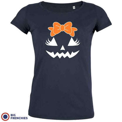 Halloween Pumpkin Women's Organic Cotton Tee - Create Marketplace