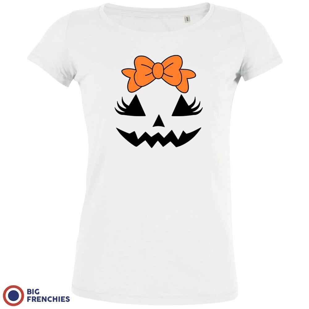 Halloween Pumpkin Women's Organic Cotton Tee - Create Marketplace