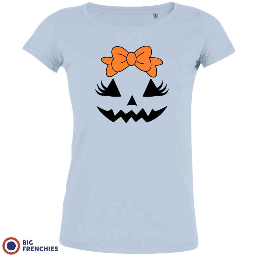 Halloween Pumpkin Women's Organic Cotton Tee - Create Marketplace