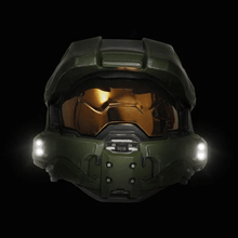 Halo Master Chief Adult Light-Up Deluxe Helmet - Create Marketplace