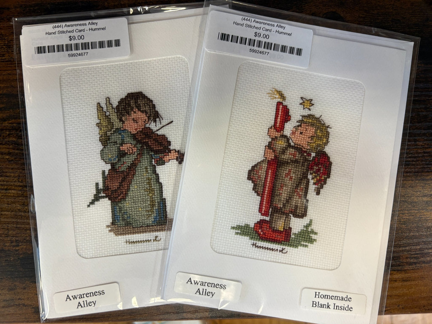 Hand Stitched Card - Hummel - Create Marketplace