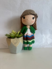 Handmade crochet doll with bucket hat - Create Marketplace