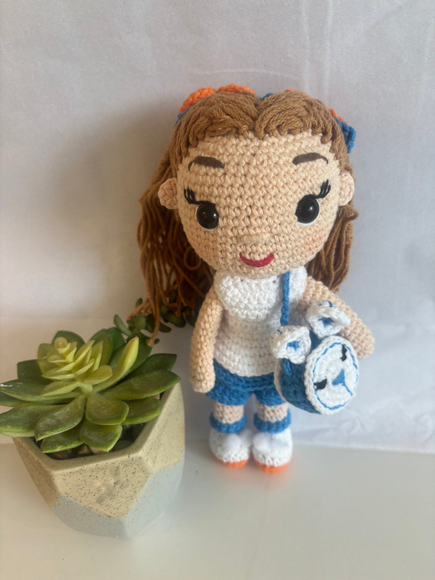 Handmade crochet ready for summer doll - Create Marketplace