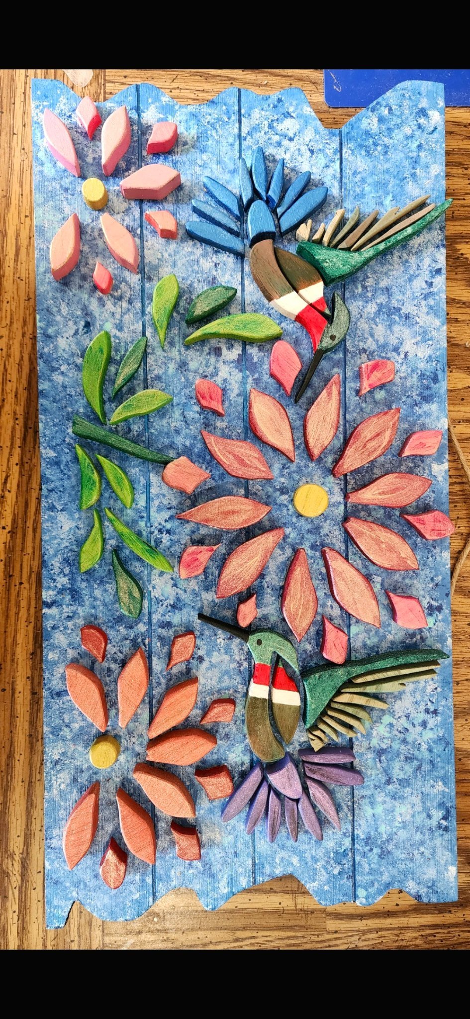 HANDMADE HUMMING BIRD AND FLOWERS - Create Marketplace