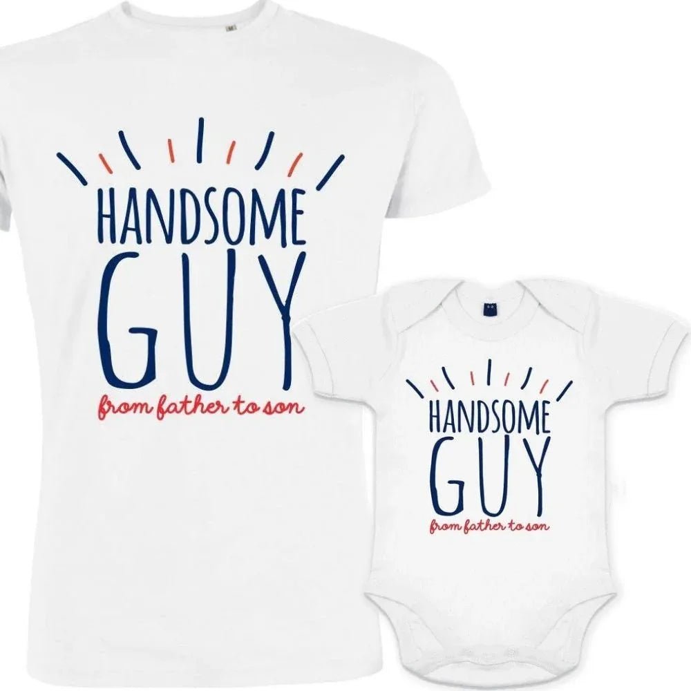 Handsome Guy from Father to Son Dad and Child Matching Outfit - Create Marketplace
