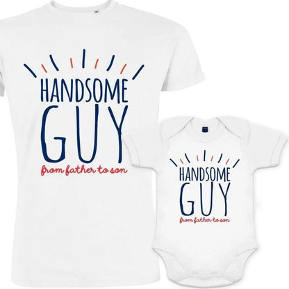 Handsome Guy from Father to Son Dad and Child Matching Outfit - Create Marketplace