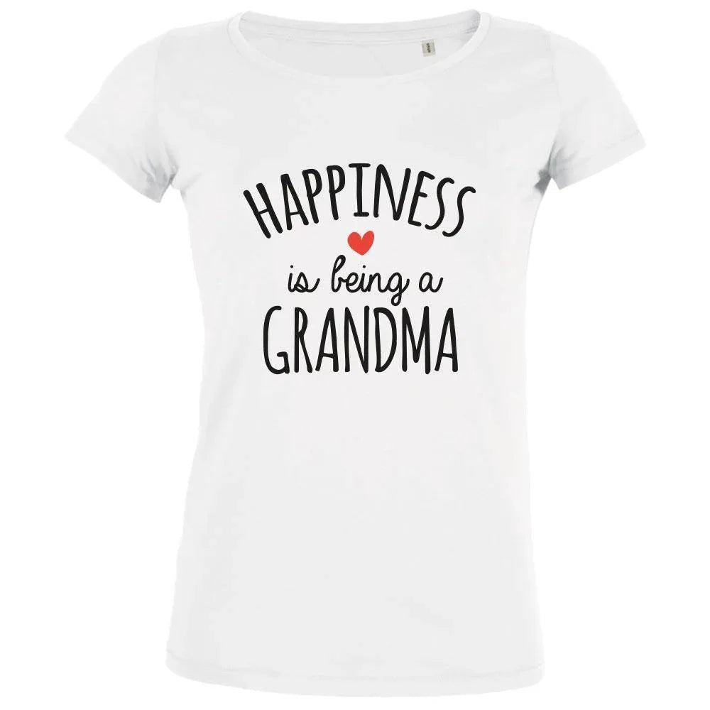 Happiness Is Being A Grandma Women's Organic Tee - Create Marketplace