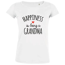 Happiness Is Being A Grandma Women's Organic Tee - Create Marketplace