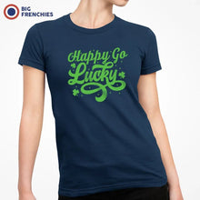Happy Go Lucky Women's Organic Cotton Tee - Create Marketplace