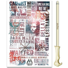 Harry Potter Daily Prophet Newspaper Journal with Wand Pen - Create Marketplace