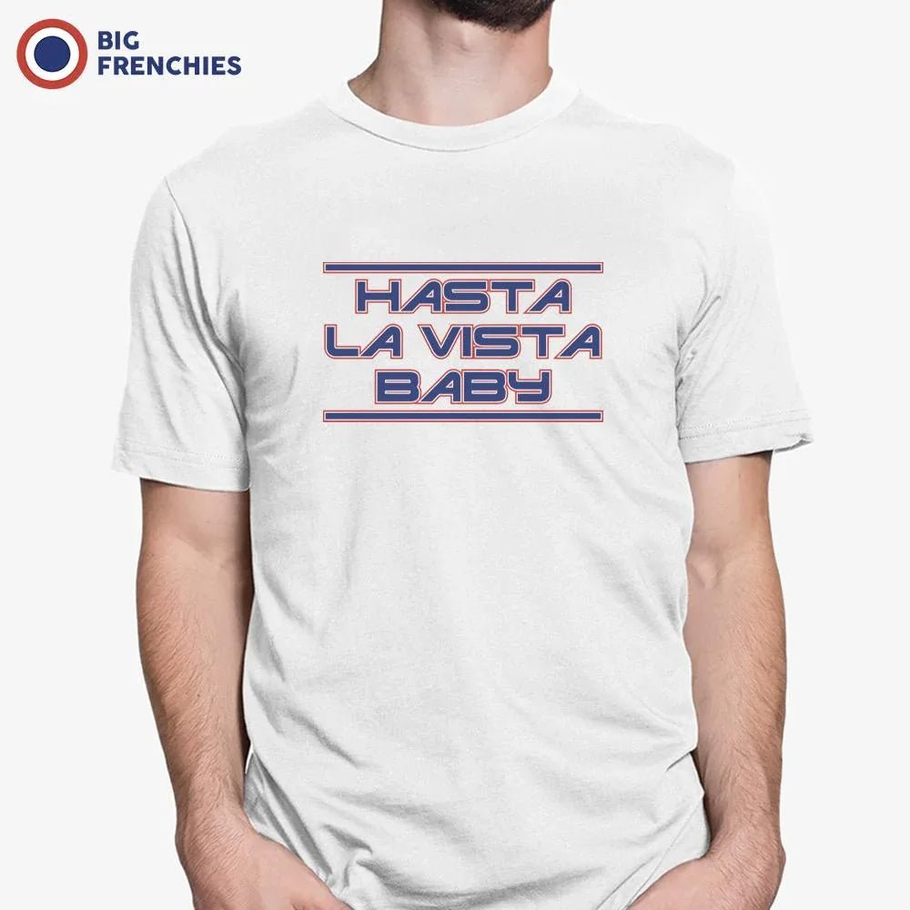 Hasta La Vista Baby Men's Organic Cotton Tee - Create Marketplace