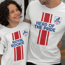 Head of The Pride, Royal Rookie Dad and Child Organic Cotton T-Shirts Family Set (Set of 2) - Create Marketplace