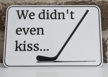 Heated Rivalry Kiss Sign w/Stand - Create Marketplace
