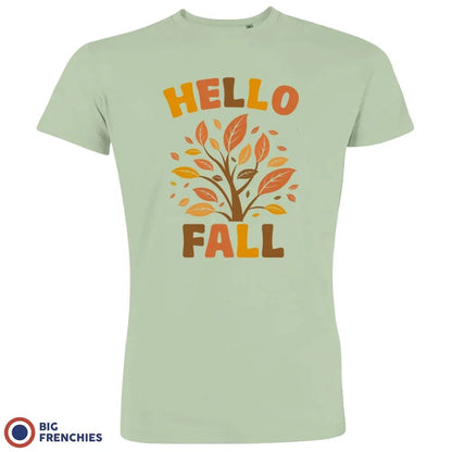 Hello Fall Men's Organic Cotton Tee - Create Marketplace