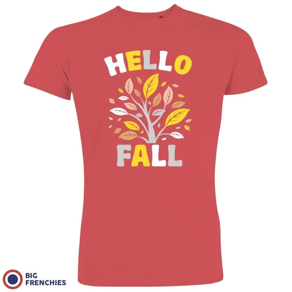 Hello Fall Men's Organic Cotton Tee - Create Marketplace