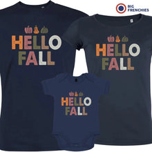 Hello Fall With Pumpkin Matching Organic Cotton Family Set (Set of 3) - Create Marketplace