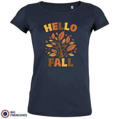 Hello Fall Women's Organic Cotton Tee - Create Marketplace
