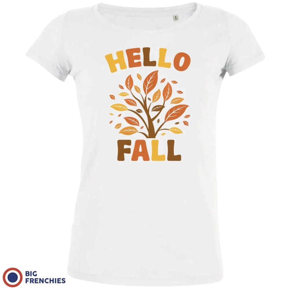 Hello Fall Women's Organic Cotton Tee - Create Marketplace