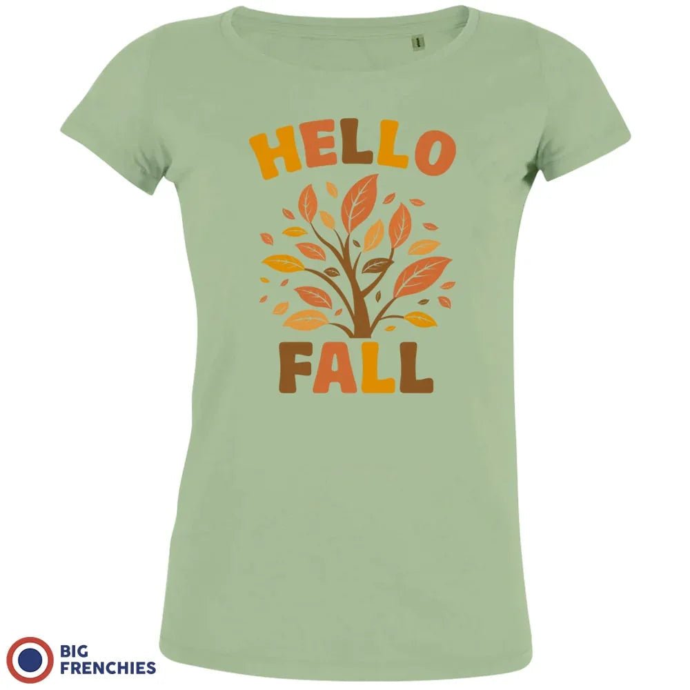 Hello Fall Women's Organic Cotton Tee - Create Marketplace