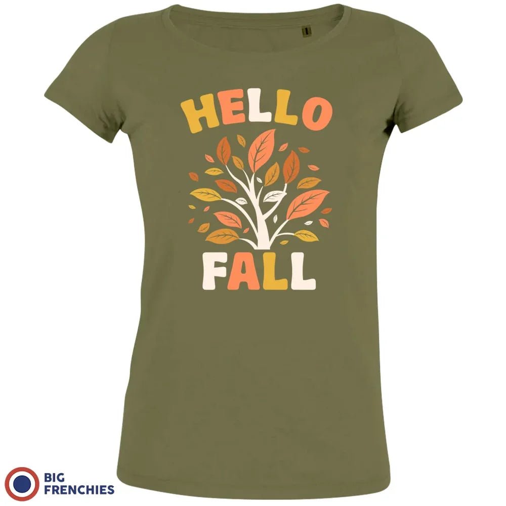 Hello Fall Women's Organic Cotton Tee - Create Marketplace