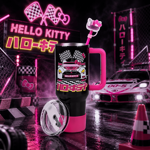 Hello Kitty and Friends Tokyo Speed 40 oz. Stainless Steel Tumbler - Create Marketplace