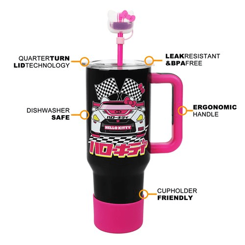 Hello Kitty and Friends Tokyo Speed 40 oz. Stainless Steel Tumbler - Create Marketplace