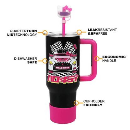 Hello Kitty and Friends Tokyo Speed 40 oz. Stainless Steel Tumbler - Create Marketplace