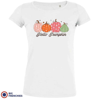 Hello Pumpkin Women's Organic Cotton Tee - Create Marketplace