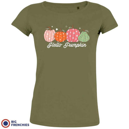 Hello Pumpkin Women's Organic Cotton Tee - Create Marketplace