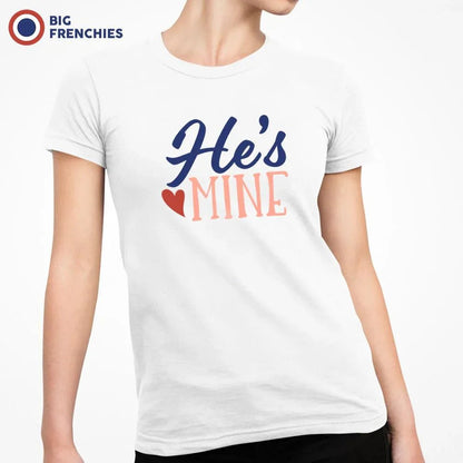 He's Mine Women's Organic Cotton Tee - Create Marketplace