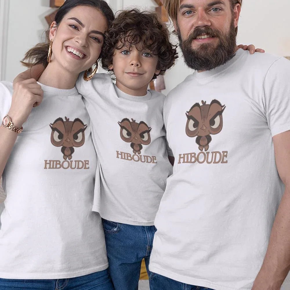 Hiboude Matching Organic Cotton T-Shirts Family Set (Set of 3) - Create Marketplace