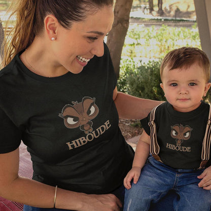 Hiboude Mom and Child Organic Cotton T-Shirts family Set (Set of 2) - Create Marketplace