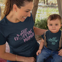 Hip Hoppin' Mom and Child Organic Cotton T-Shirts family Set (Set of 2) - Create Marketplace