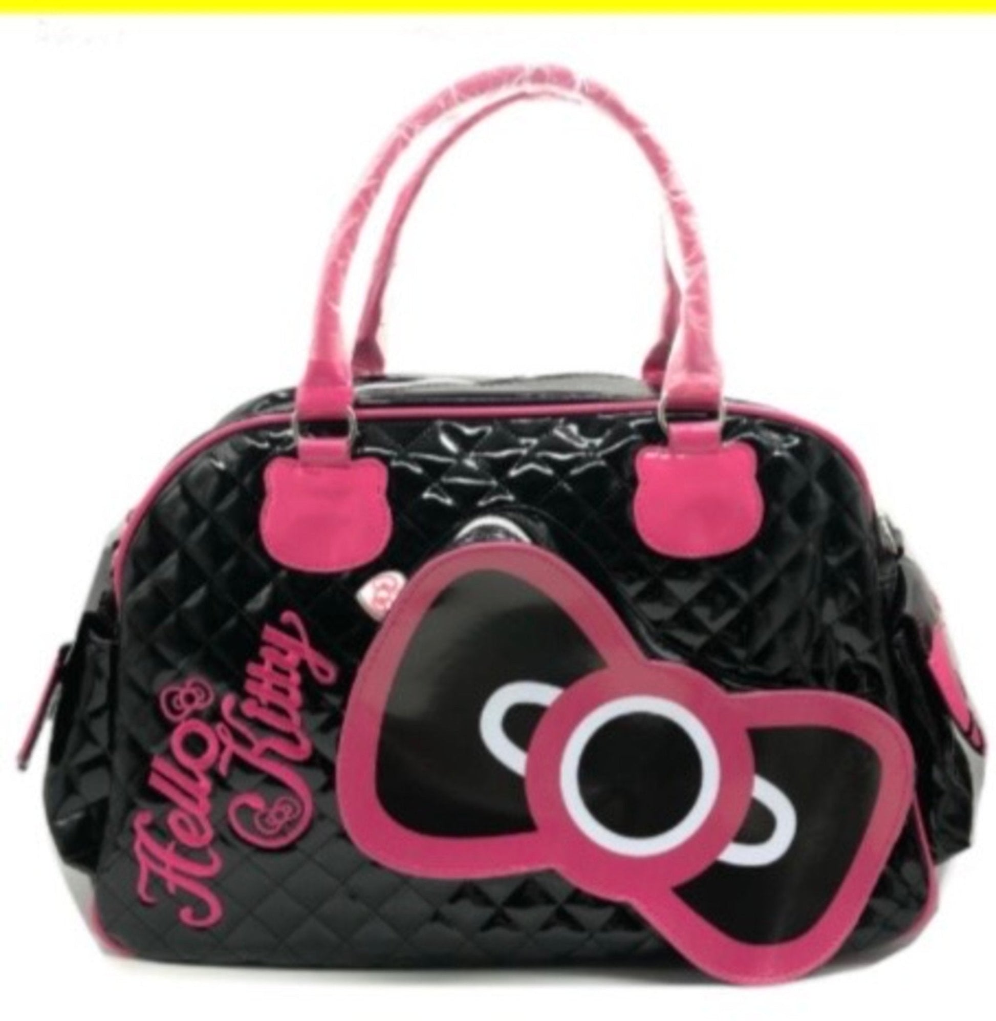 HK black and pink duffel bag - Create Marketplace