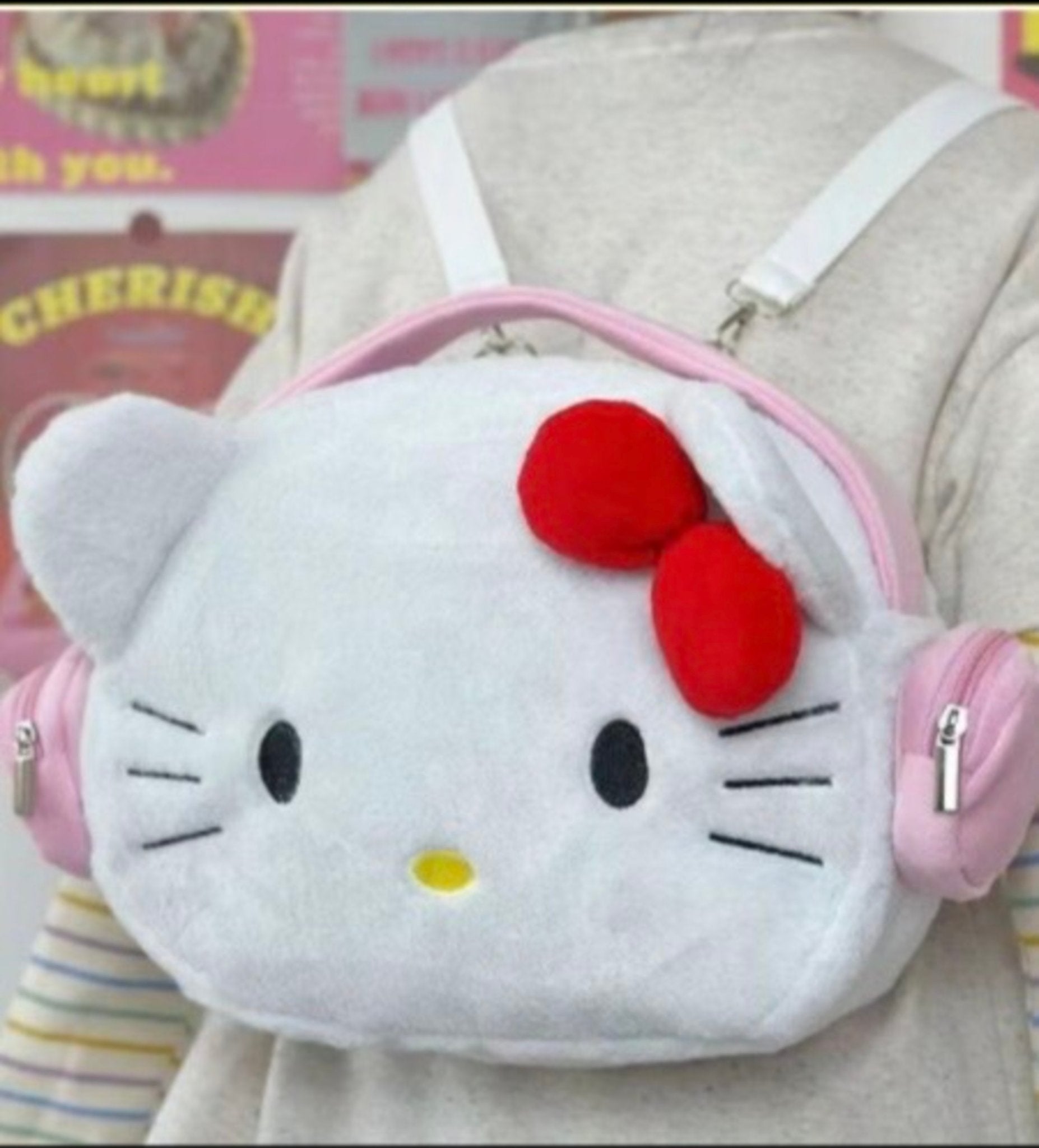 HK plush backpack - Create Marketplace