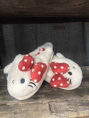 HK red bow slippers - Create Marketplace