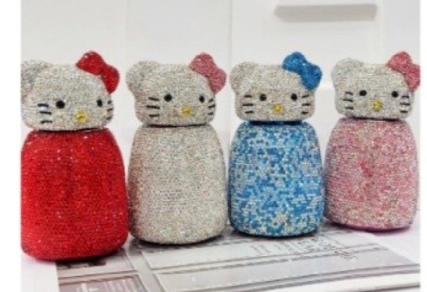 HK red sparkly water tumbler - Create Marketplace