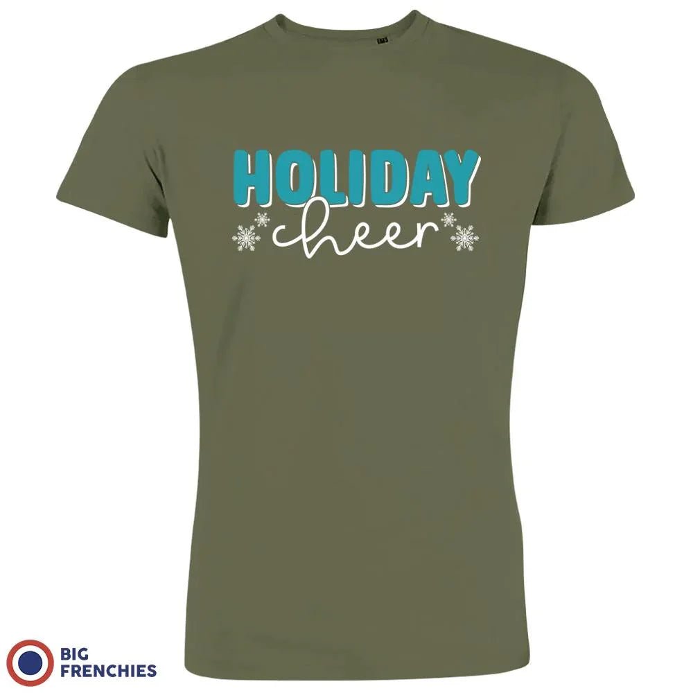 Holiday Cheer Christmas Men's Organic Cotton Tee - Create Marketplace