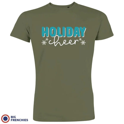 Holiday Cheer Christmas Men's Organic Cotton Tee - Create Marketplace