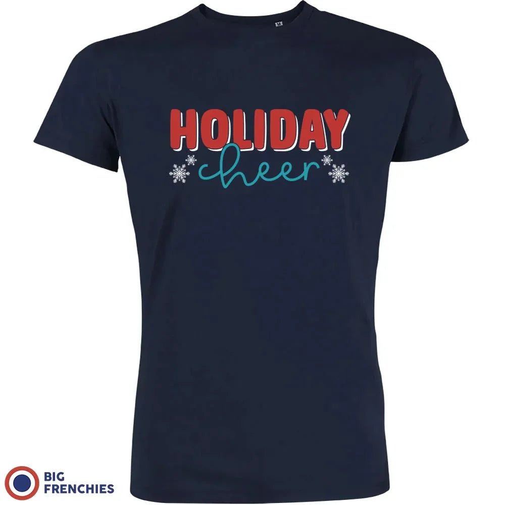 Holiday Cheer Christmas Men's Organic Cotton Tee - Create Marketplace