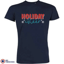 Holiday Cheer Christmas Men's Organic Cotton Tee - Create Marketplace