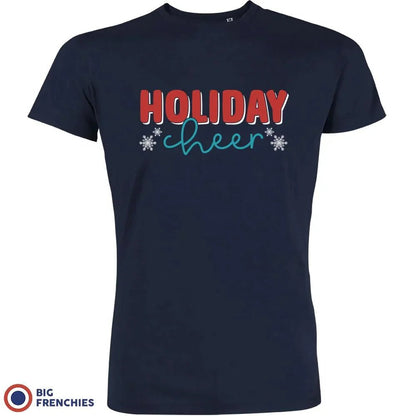 Holiday Cheer Christmas Men's Organic Cotton Tee - Create Marketplace