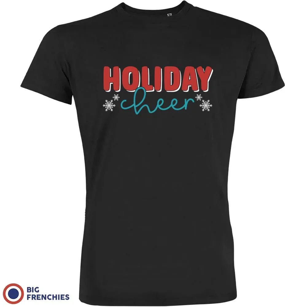 Holiday Cheer Christmas Men's Organic Cotton Tee - Create Marketplace