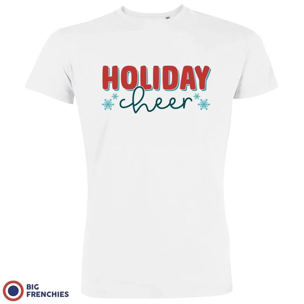 Holiday Cheer Christmas Men's Organic Cotton Tee - Create Marketplace