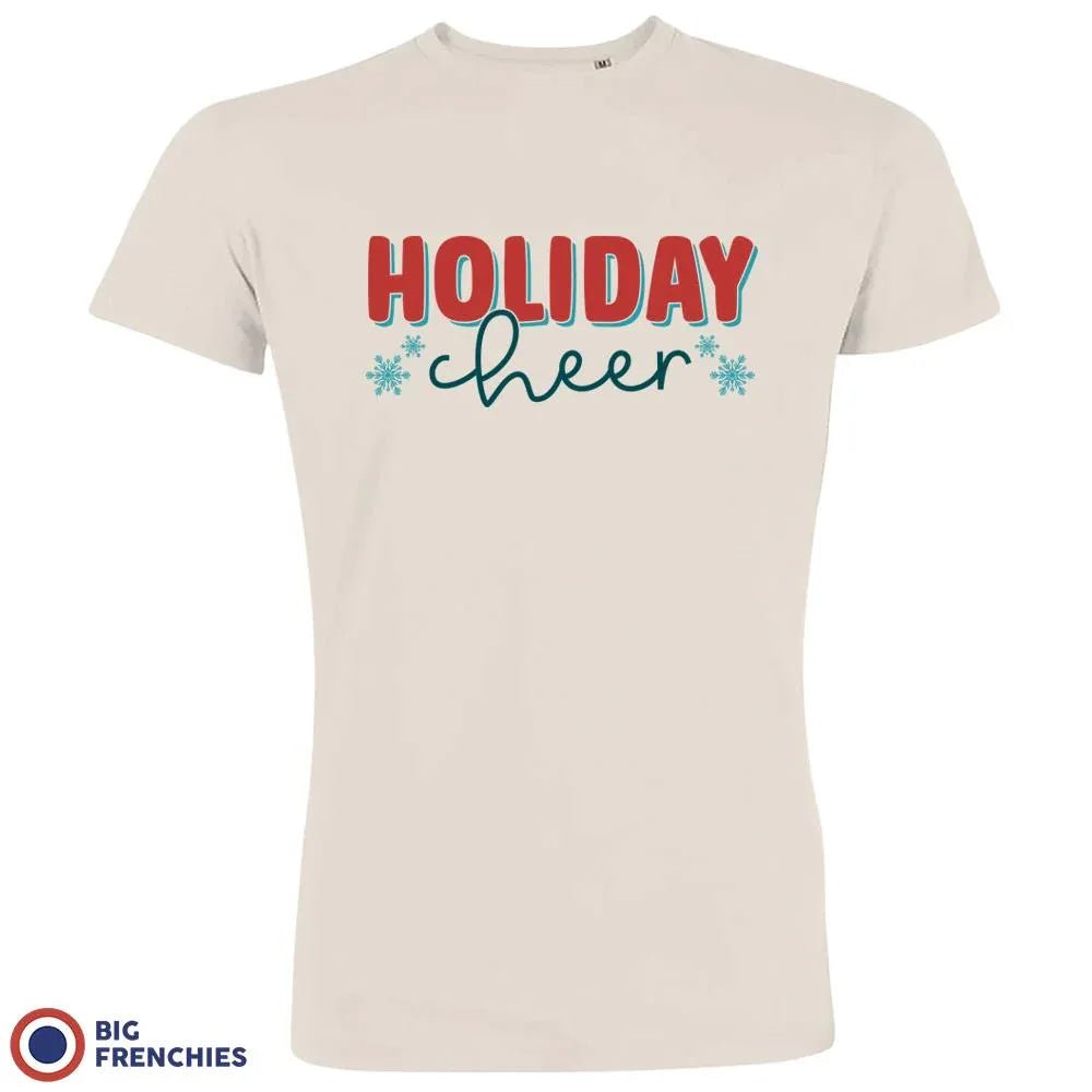 Holiday Cheer Christmas Men's Organic Cotton Tee - Create Marketplace